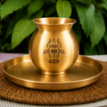 Ambi 100% Pure Kansa Nandi Etched Kalash