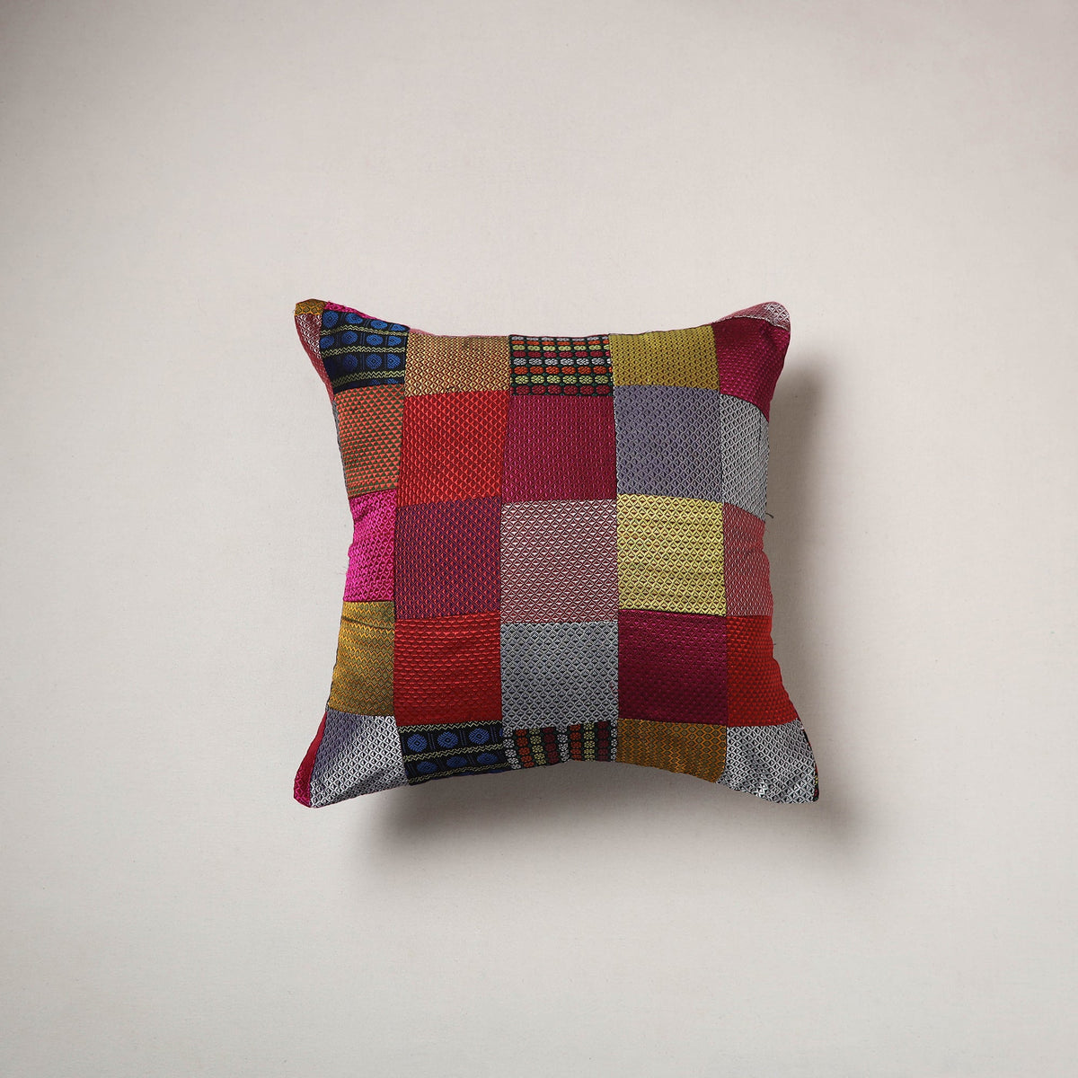 Khun Patchwork Cushion Cover (16 x 16 in) 122