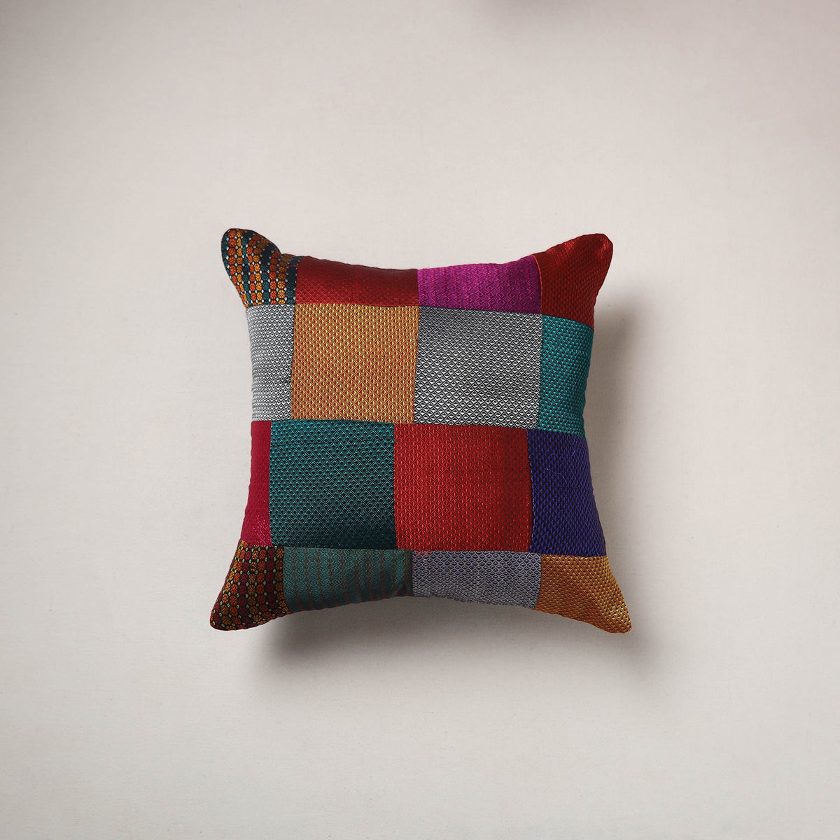 Khun Patchwork Cushion Cover (16 x 16 in) 129