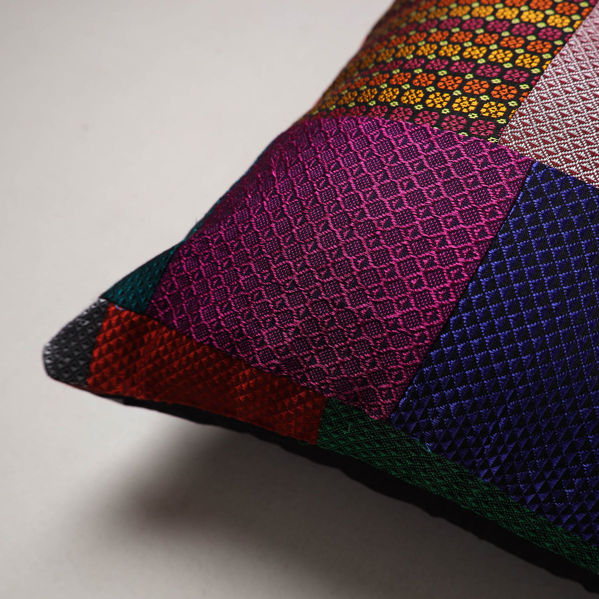 Khun Patchwork Cushion Cover (16 x 16 in) 131