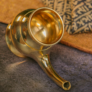 brass water pot with long spout