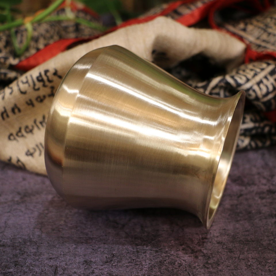 Elegant Satari Pure 100% Lead-Free Kansa Water Lota (Medium) – 450 ML