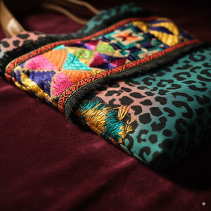 Handcrafted Phulkari Cotton Tote