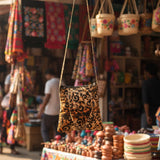 Handmade Quilted Cotton Sling Bag