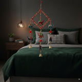 Handpainted Wooden Elephant Bell Hanging