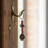 Abstract Pastel Wooden Keychain