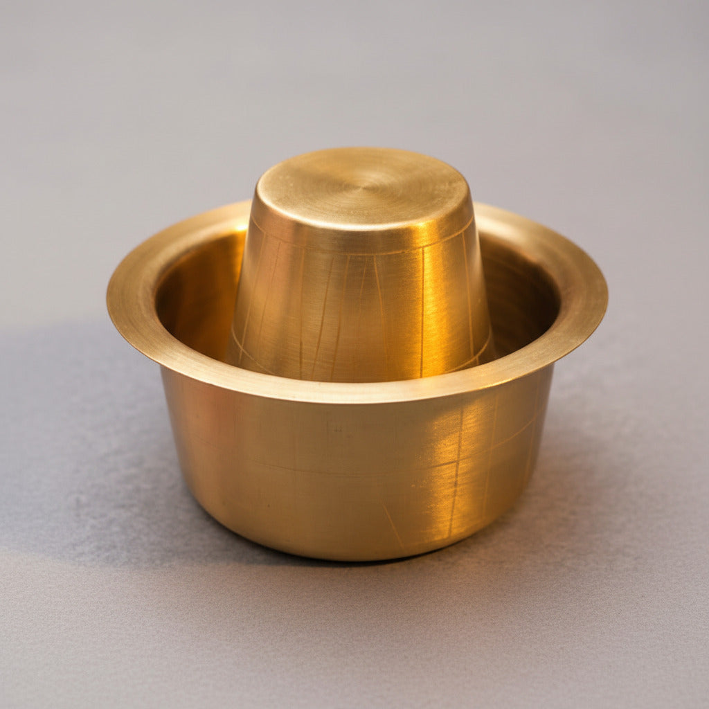 Ambi Pure Brass  Contemporary Dabara Set | Ambi South Indian Morning Raga
